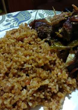 Nasi Goreng Roa + Iga Penyet sambal ijo #bikinRamadhanBerkesan