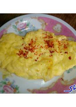 Scramble egg/Telur dadar ala mc donald