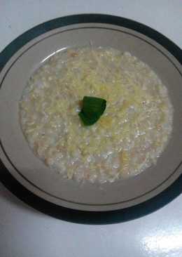 Bubur jali oatmeal keju