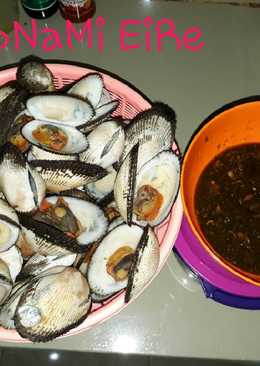 Kerang Rebus + Sambel Kecap Pedas