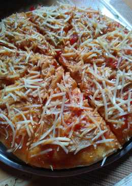 Pizza teflon homemade ala anissa