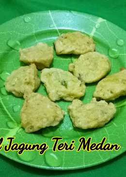 Perkedel Jagung Teri Medan (u anak intoleran susu sapi)