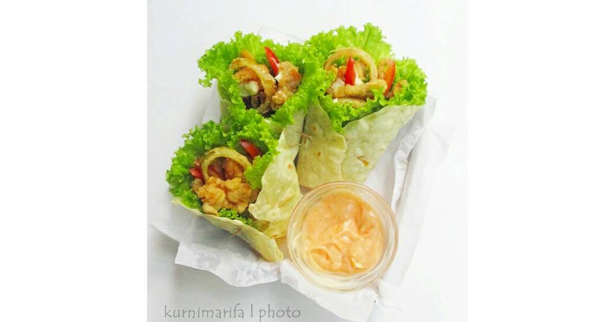 45 resep chicken wrap enak dan sederhana - Cookpad