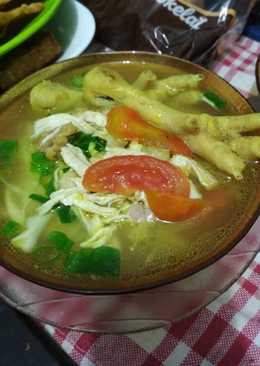 Soto ayam ceker bening boyolali