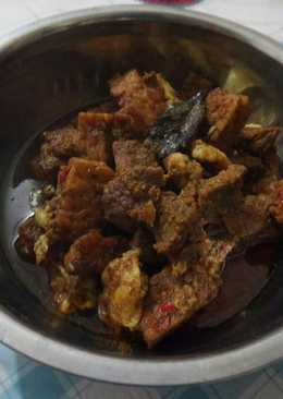 Rendang daging tempe