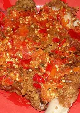 Ayam geprek ala momy kia