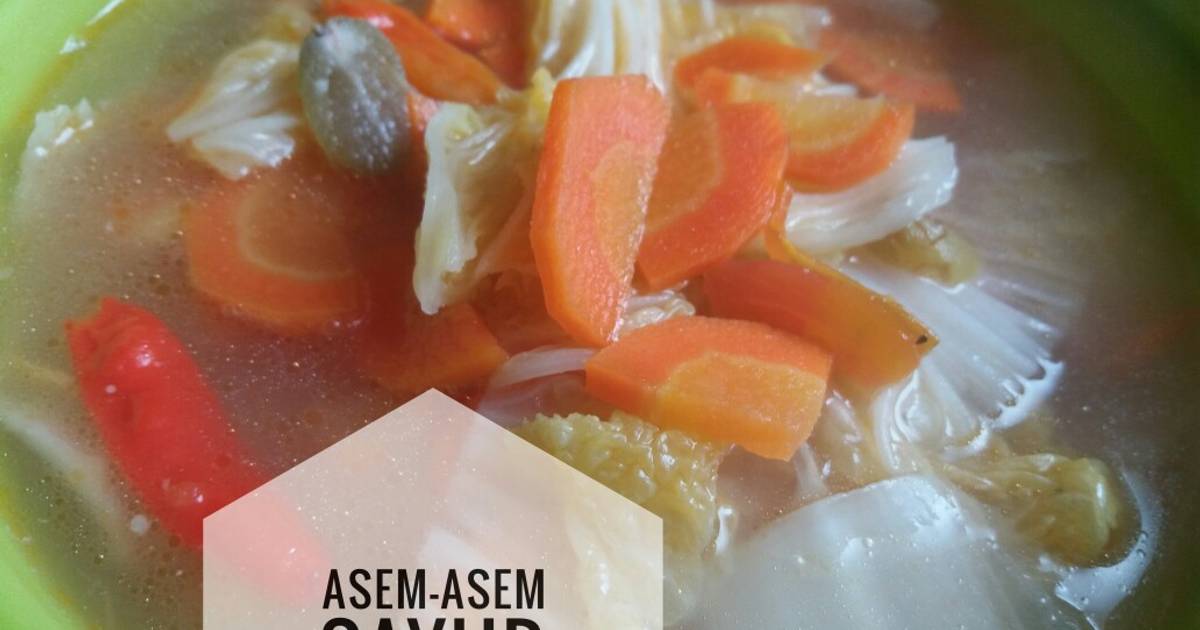 1.056 resep asem2 sayuran enak dan sederhana - Cookpad