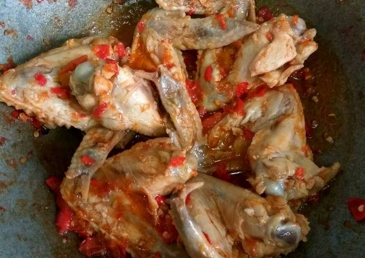 gambar untuk resep makanan Sayap ayam plecing