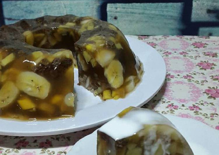 gambar untuk resep Puding Kolak Kaca