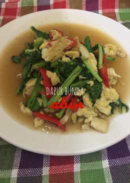 Cah Sawi Hijau Telur Simple