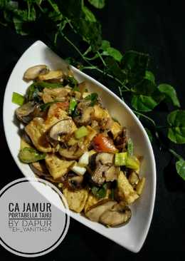 Ca Jamur Portobello Tahu #BikinRamadanBerkesan