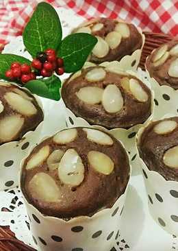 Cupcake Kukus Pisang Coklat Almond