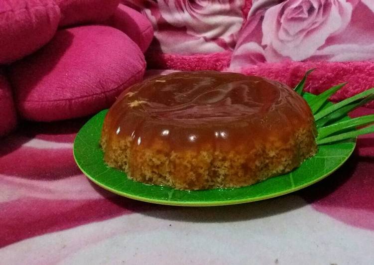 cara membuat Puding lumut gula merah