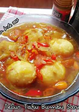Telur Tahu Bumbu Sarden Kecap