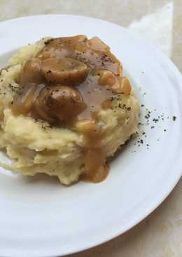 4 ingredients mashed potato (kentang tumbuk)