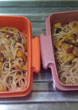 Veggie Barbeque Spaghetty