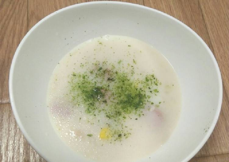resep Sup Krim Jagung Rumput Laut
