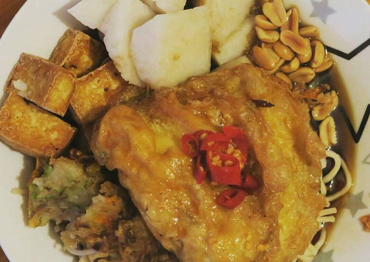 resep lengkap untuk Tahu Kupat Solo