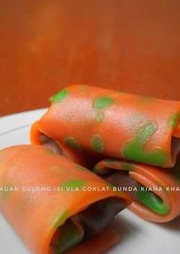 Dadar gulung vla coklat