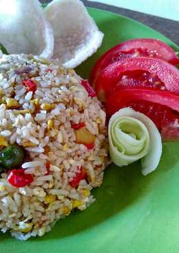 Nasi goreng terong kecil