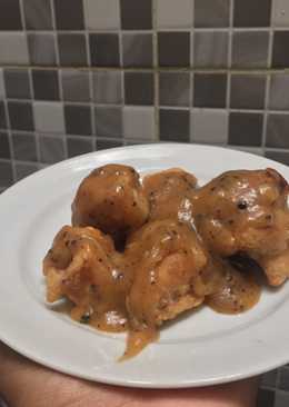 Chicken chop blackpaper
