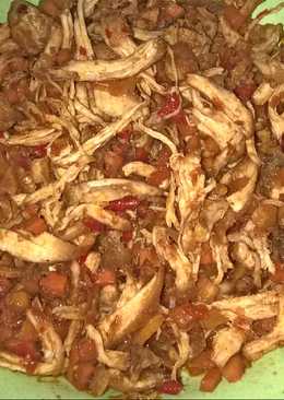 Ayam Goreng Suwir Pedas Manis