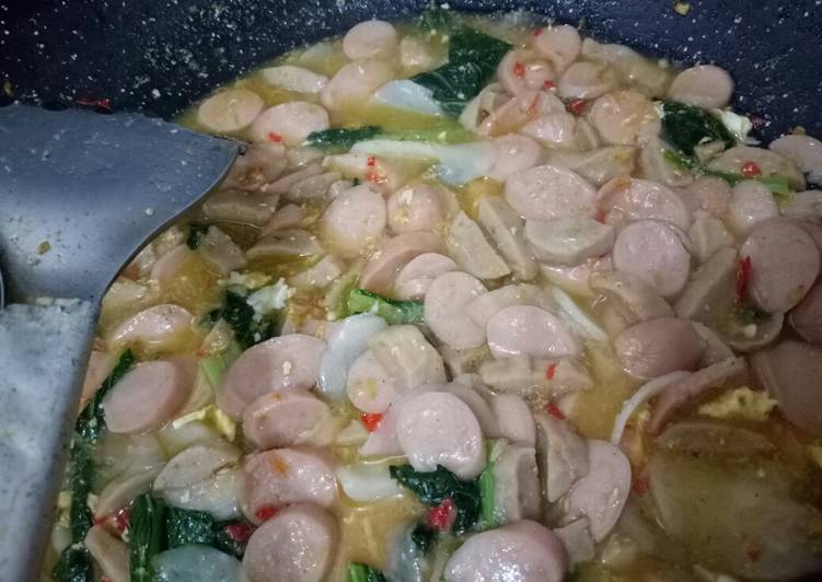 Seblak sosis baso sayur recipe main photo