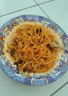 Mie pasta jamur