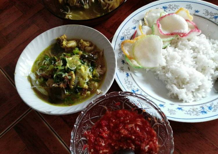 resep makanan Sambel Soto (sambel bawang putih)