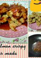 Salmon crispy saus madu