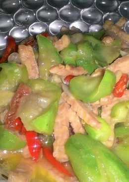 Tumis Oyong campur Tempe