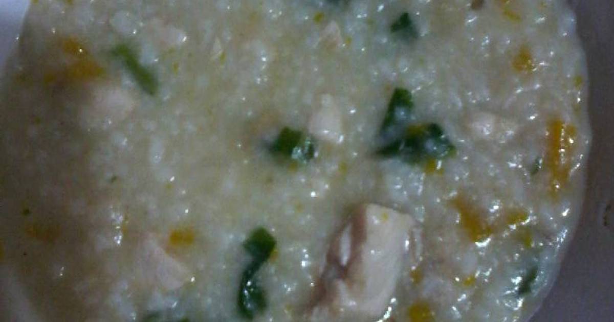 Resep Bubur Ayam Sawi Labu ala Raihanatul Jannah