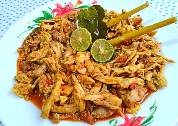  Resep Ayam Suwir Pedas Bumbu Bali