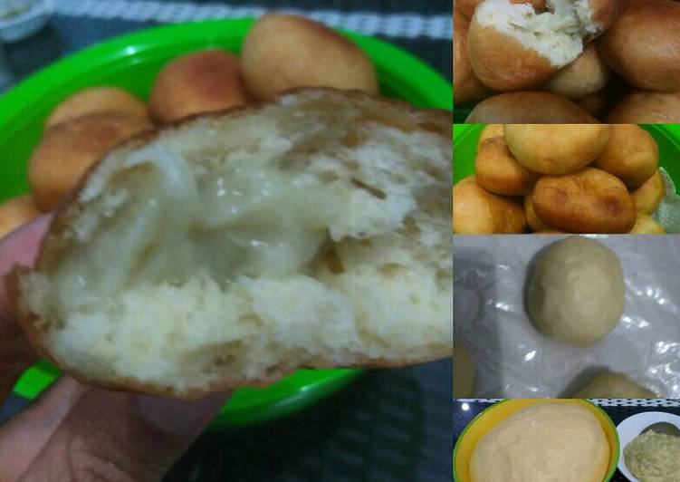 resep lengkap untuk Donat isian duren, lebih enak dari donat papan atas ??