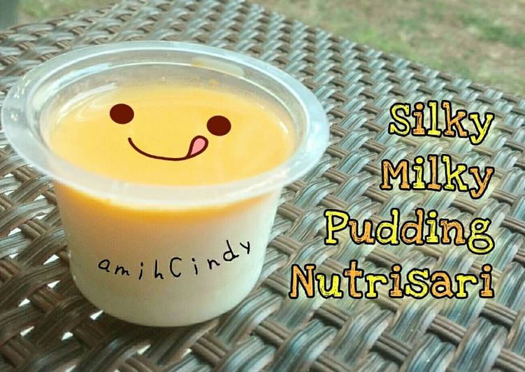 gambar untuk cara membuat Silky Milky Pudding Nutrisari