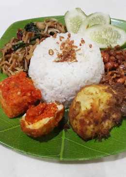 Nasi uduk rice cooker