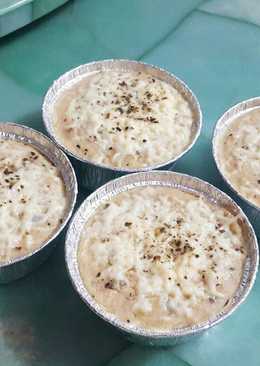 Kentang Kukus Daging, Susu, Keju (Menu Diet Minyak)