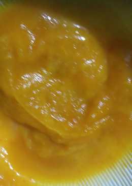 Bubur lembut labu kuning MPASI 6m+