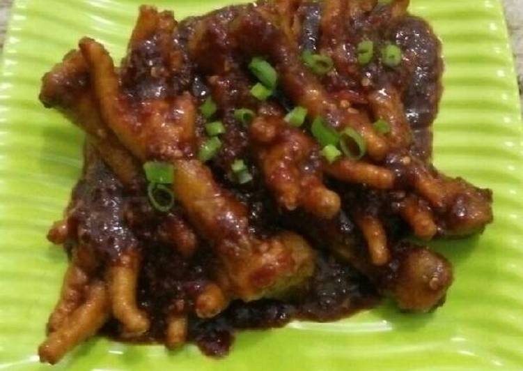 resep masakan Ceker kecap pedas