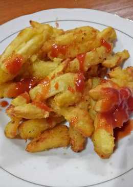 Kentang Goreng (French Fries) Homemade Muantepp