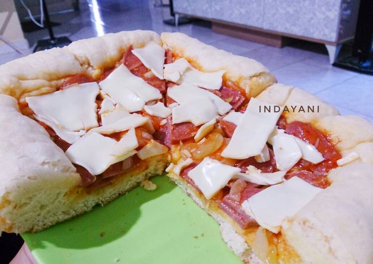 gambar untuk cara membuat Pizza empuk ??