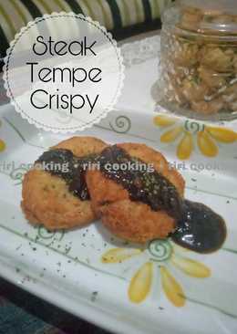 Steak tempe crispy saos lada hitam