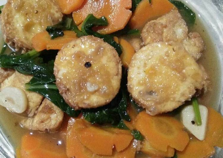 resep lengkap untuk Tofu saus tiram untuk sahur ala