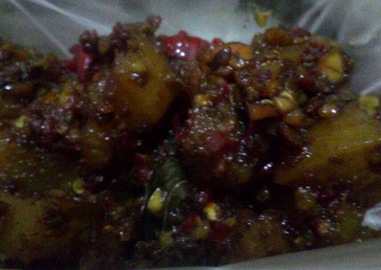 resep Kikil bumbu sate pedas manis