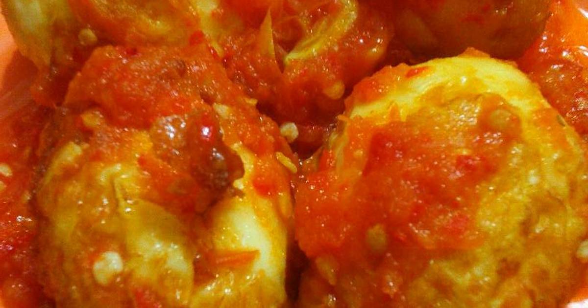 110 resep telur balado rumahan yang enak dan sederhana 