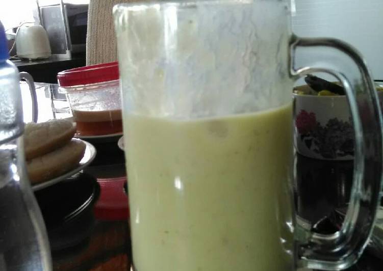 resep masakan Banana avocado smoothie