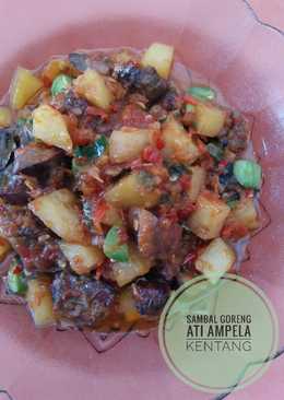 Sambal Goreng Ati Ampela Kentang