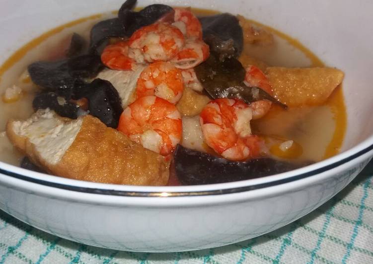 resep masakan Tomyam udang