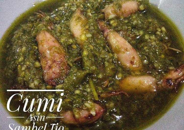 Cumi Asin Sambal Ijo