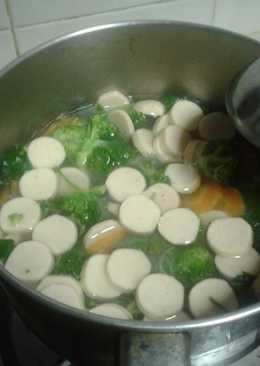 Sup brokoli sosis